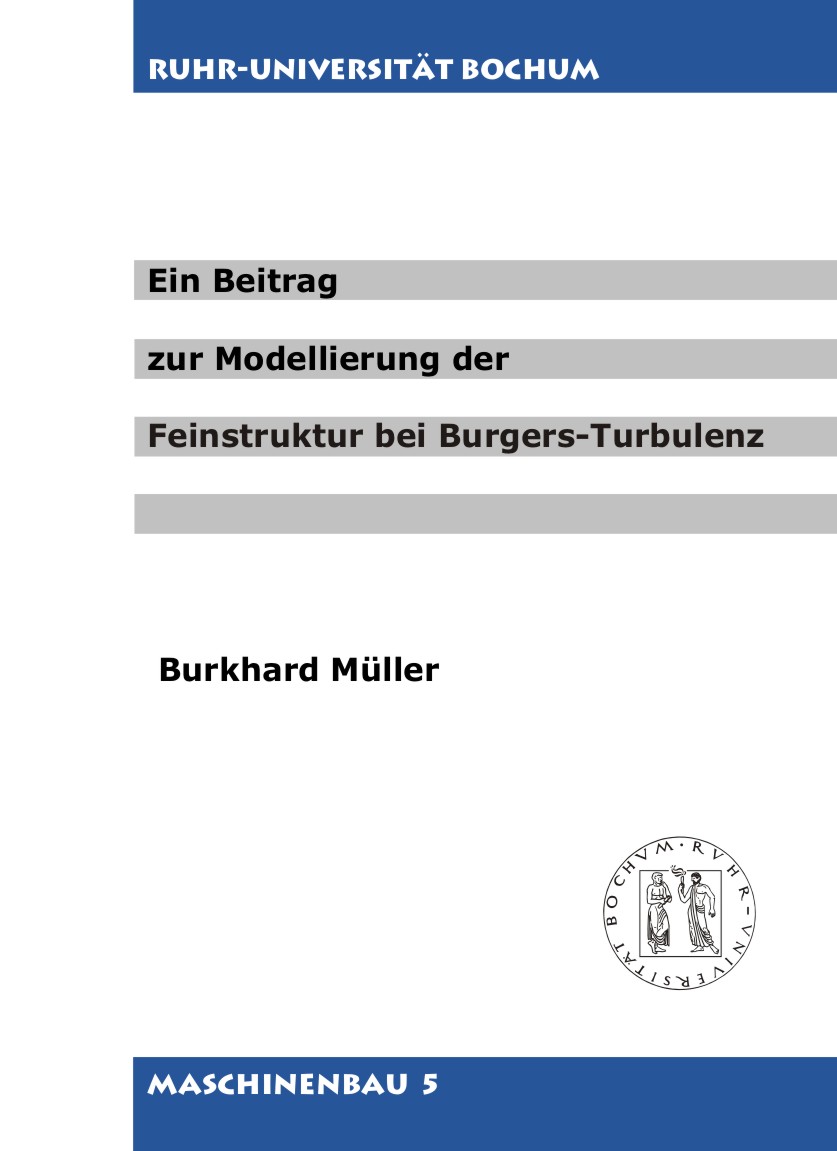 Ein Beitrag zur Modellierung der Feinstruktur bei Burgers-Turbulenz