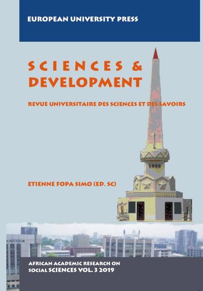 SCIENCES AND DEVELOPEMENT - REVUE UNIVERSITAIRE DES SCIENCES ET DES SAVOIRS 3/2019