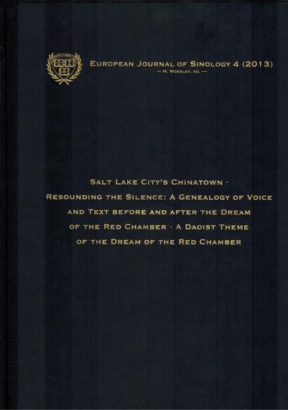 European Journal of Sinology Vol. 4 (2013)
