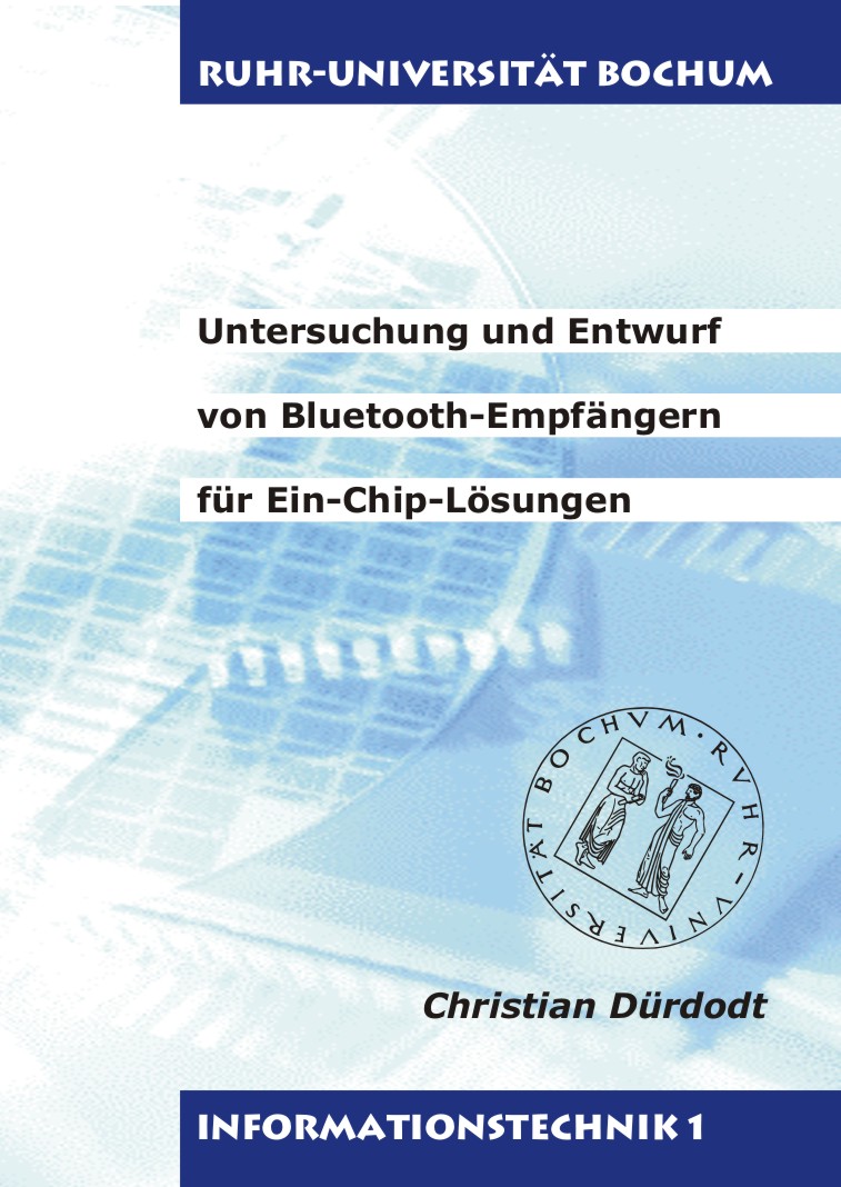 Untersuchung und Entwurf von Bluetooth-Empfängern für Ein-Chip-Lösungen