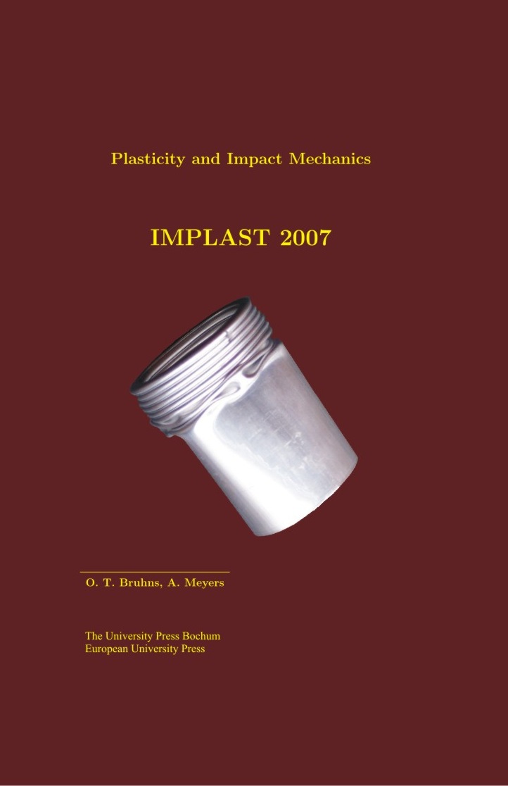 Proceedings of the 9th International Symposium on Plasticity and Impact Mechanics