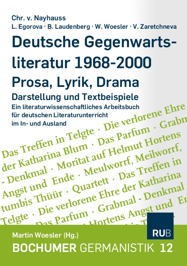 Deutsche Gegenwartsliteratur 1968-2000