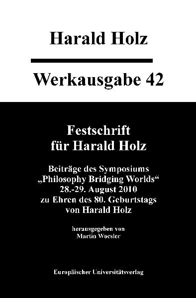 Festschrift für Harald Holz