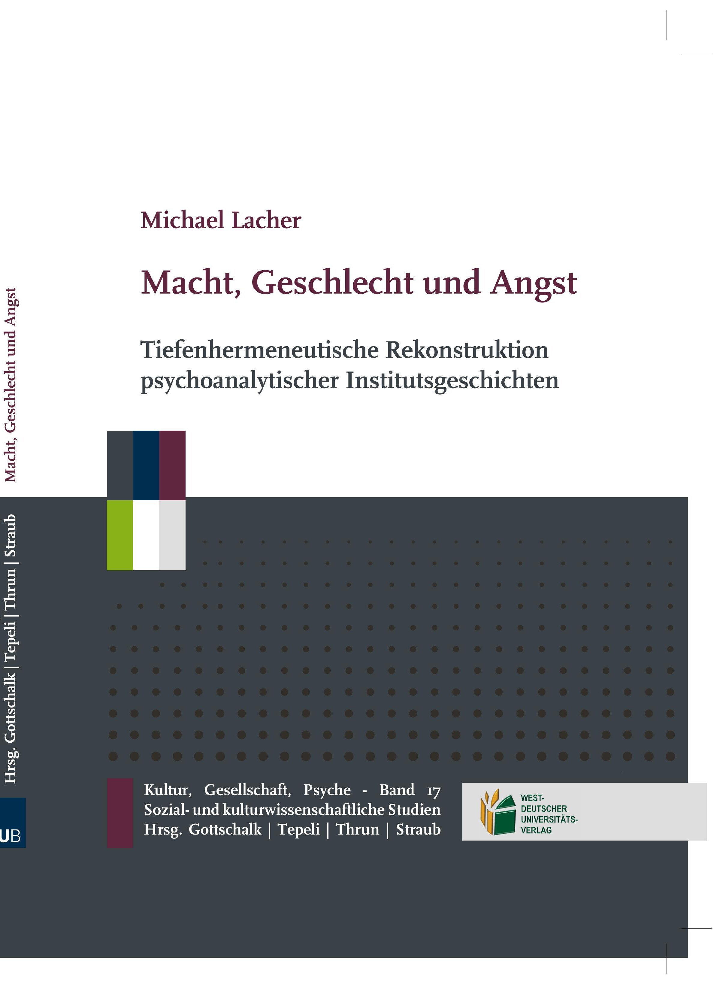 Macht, Geschlecht und Angst - Tiefenhermeneutische Rekonstruktion psychoanalytischer Institutsgeschichten